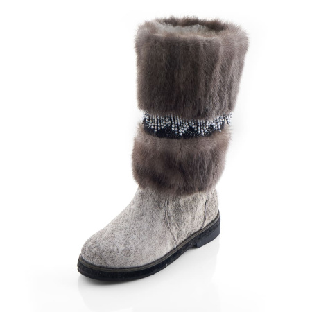 Унты женские из камуса лошади "Норка" Унты женские из камуса лошади "Норка"